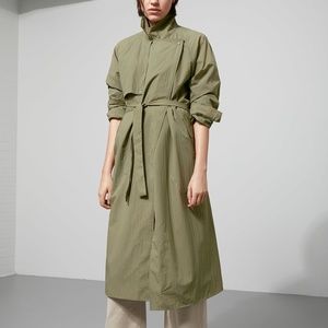 NWOT Weekday green technical trench